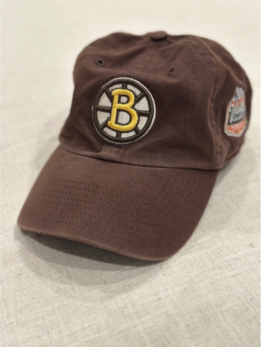 NHL Boston Bruins Brown Winter Classic 2010 Twins Enterprise Baseball Cap Hat